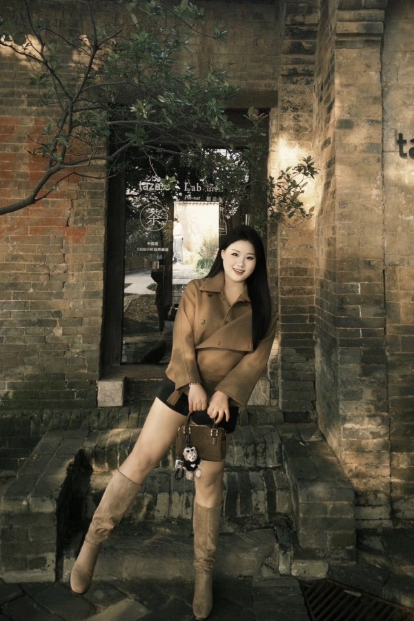 肉肉女長靴穿搭