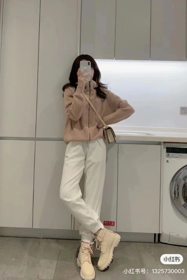 中筒靴穿搭
