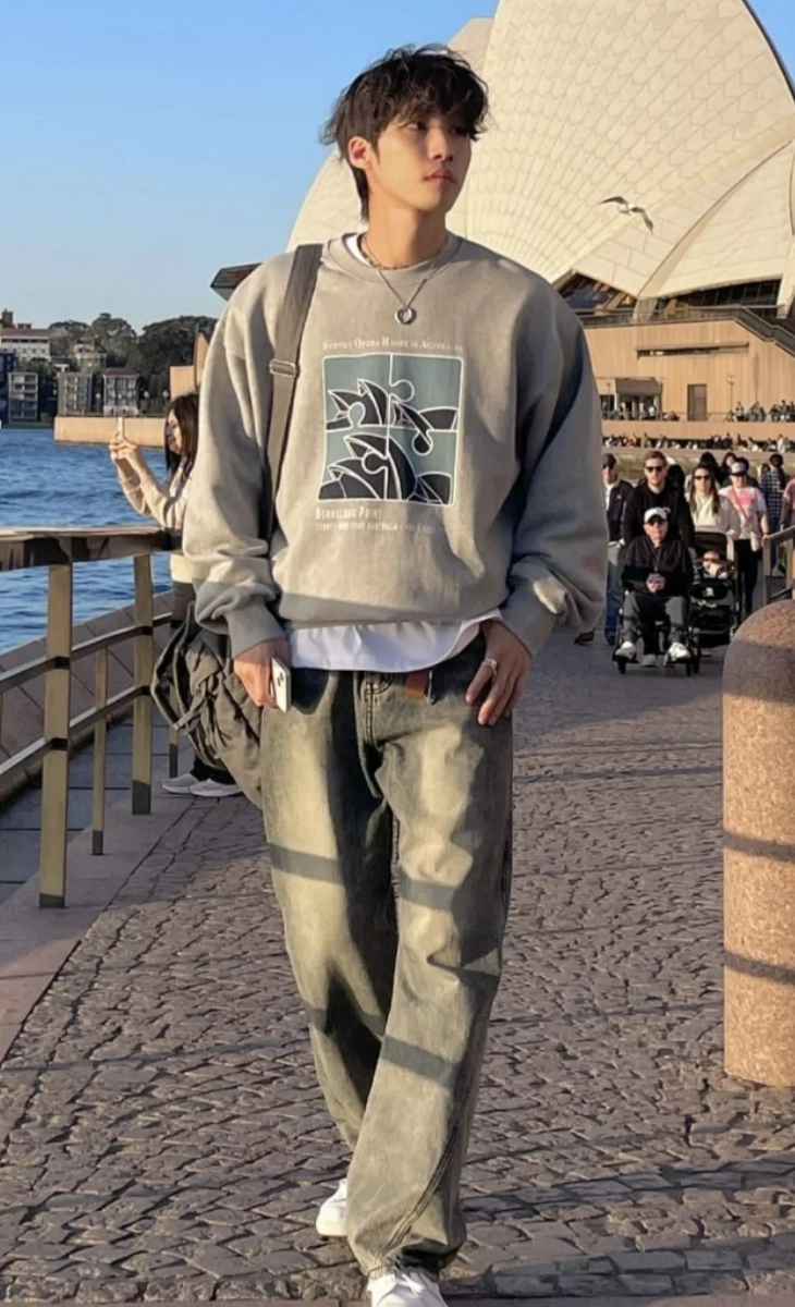 牛仔褲穿搭男