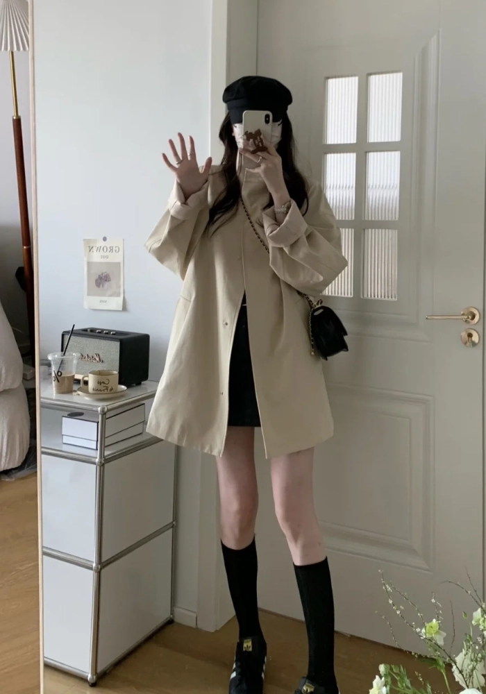 防風外套穿搭｜風衣外套