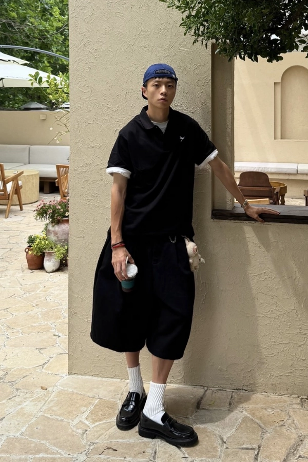 樂福鞋穿搭男
