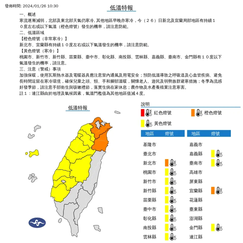 春節,2024,冷氣團,寒流