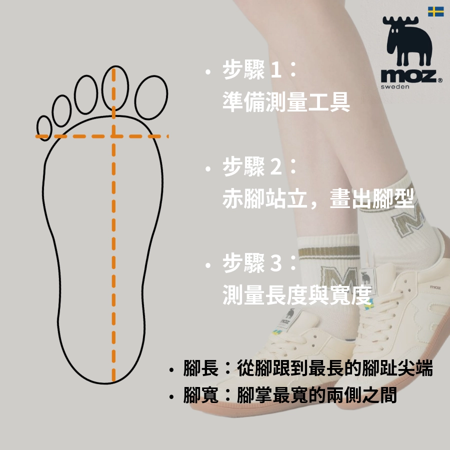 鞋子尺寸怎麼量？3步驟搞定鞋碼測量自己的腳長與腳寬