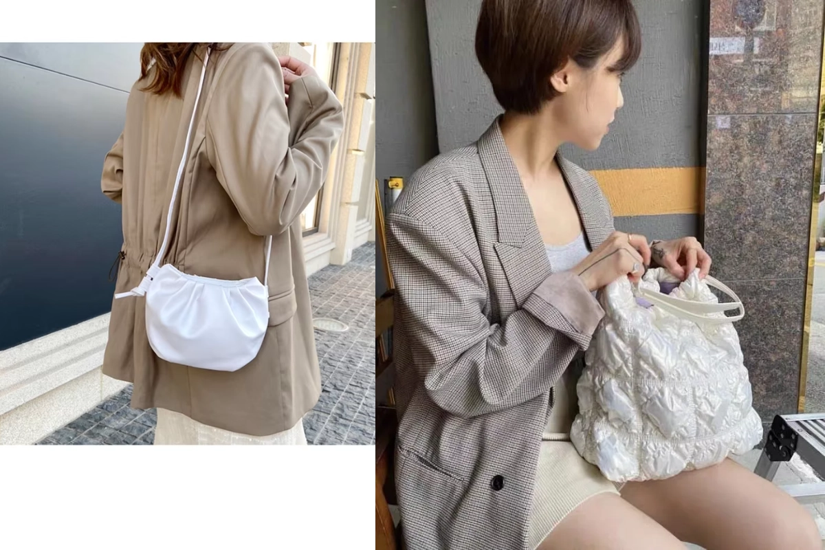 Minimalist Urban Chic style with Cloud Bag