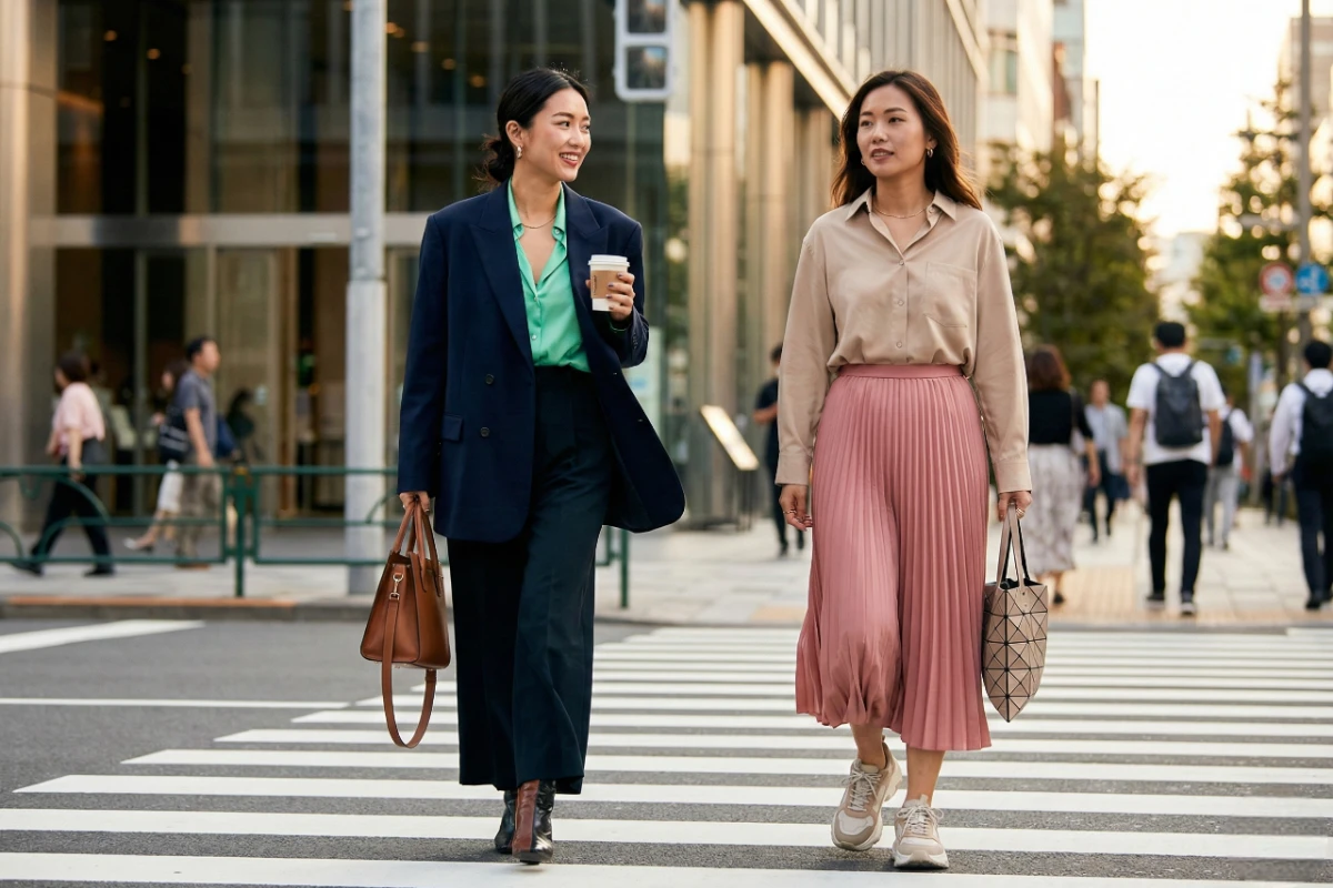 女生多巴胺穿搭範例通勤穿搭
