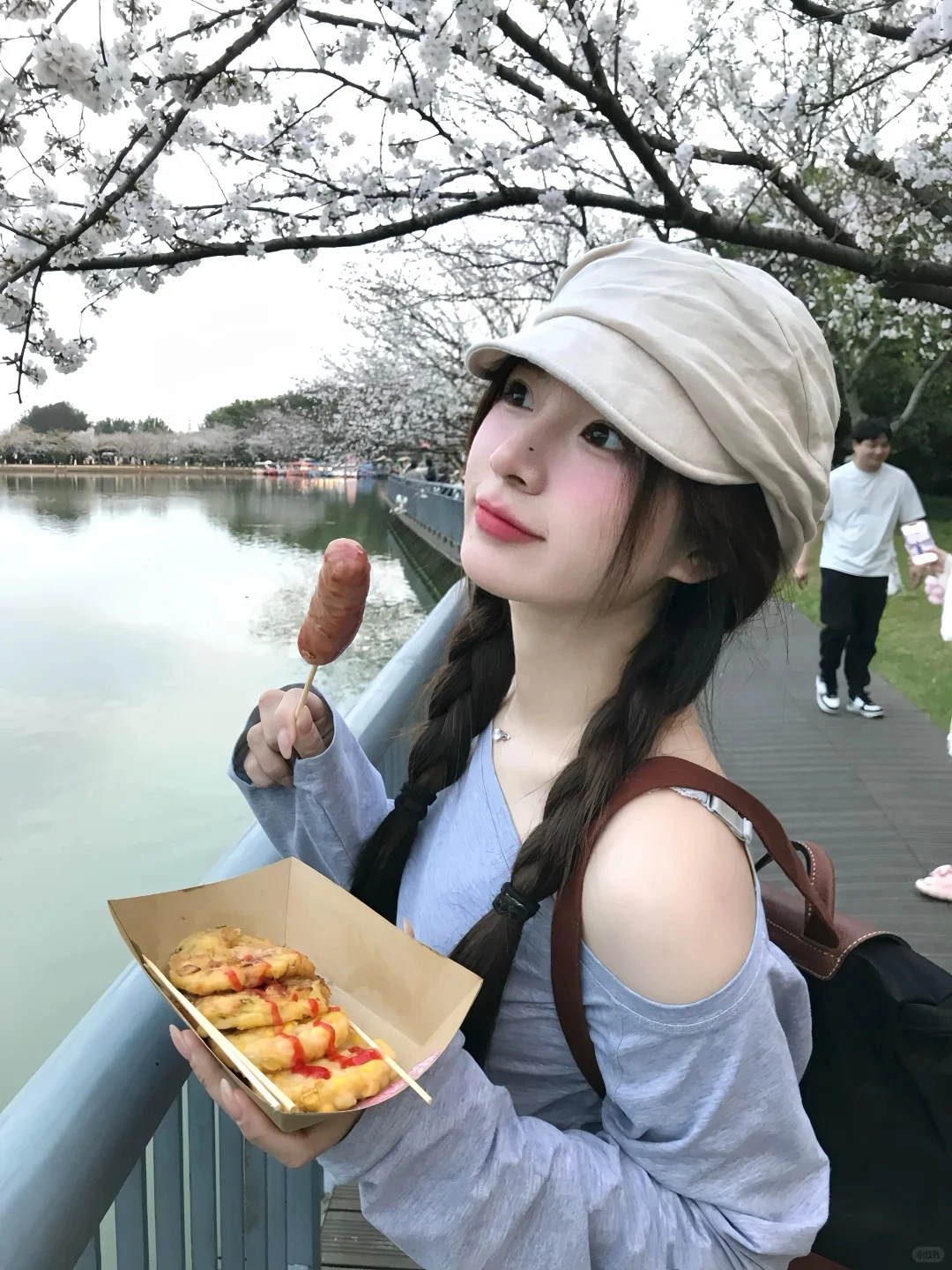 棉麻風帽款