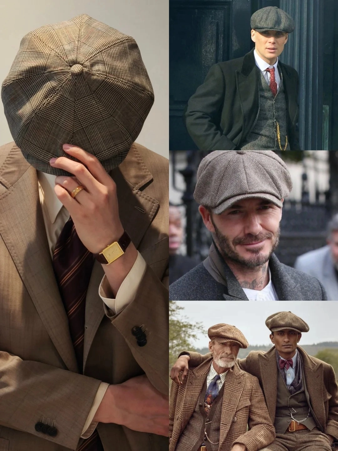 報童帽（Newsboy Cap）
