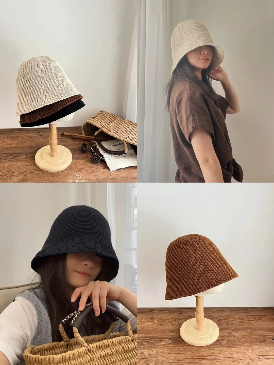 棉麻風帽款