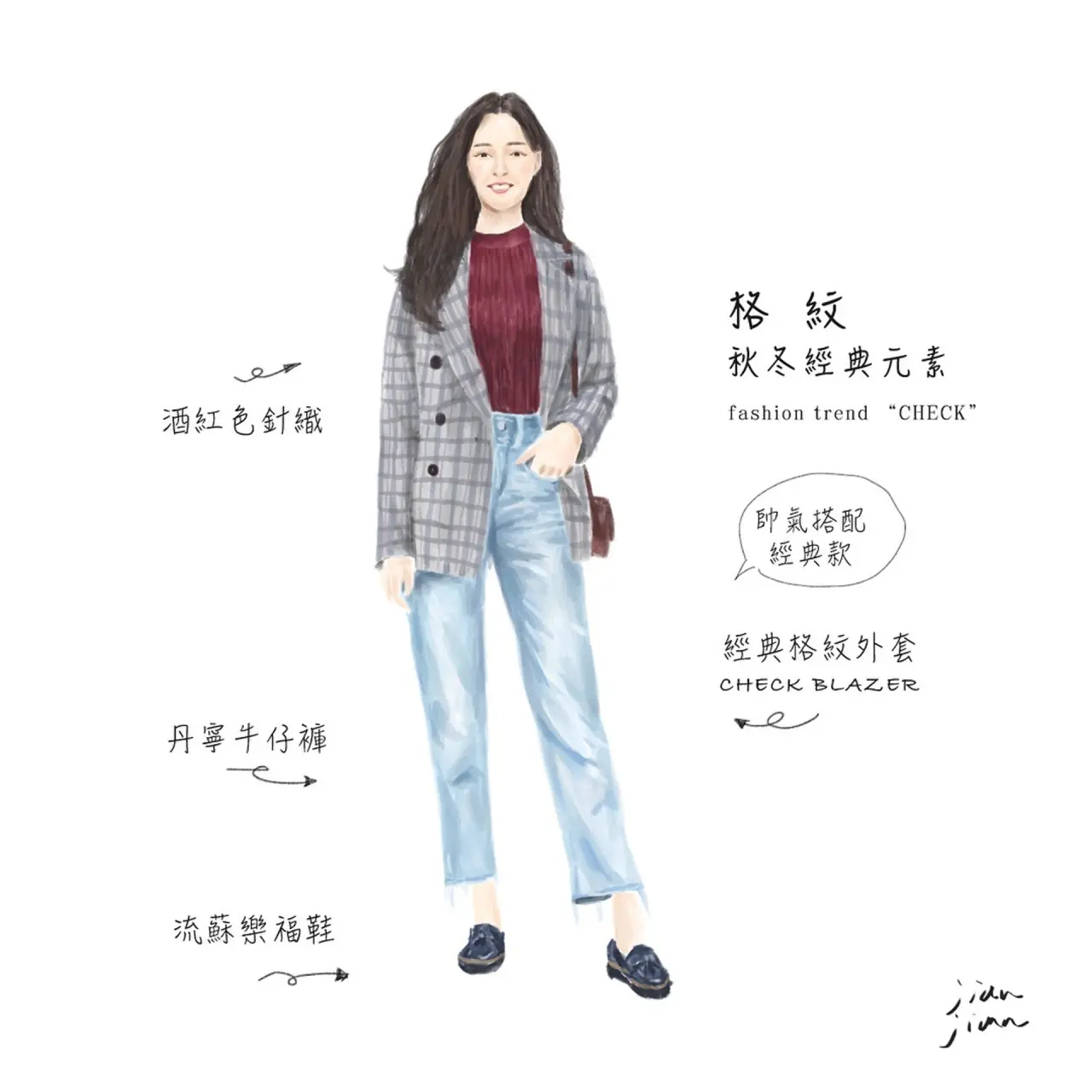 微胖女穿搭,大學T,寬褲