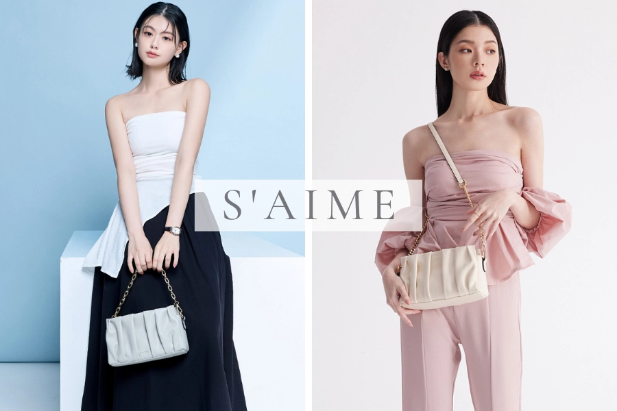 S'AIME 雲朵鍊條小方包
