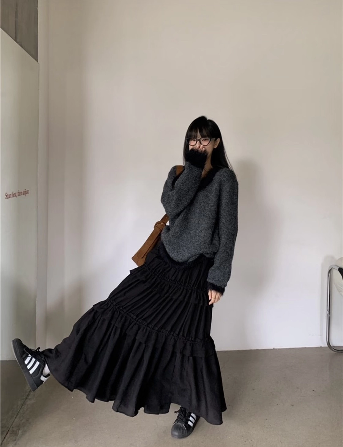 蛋糕長裙穿搭
