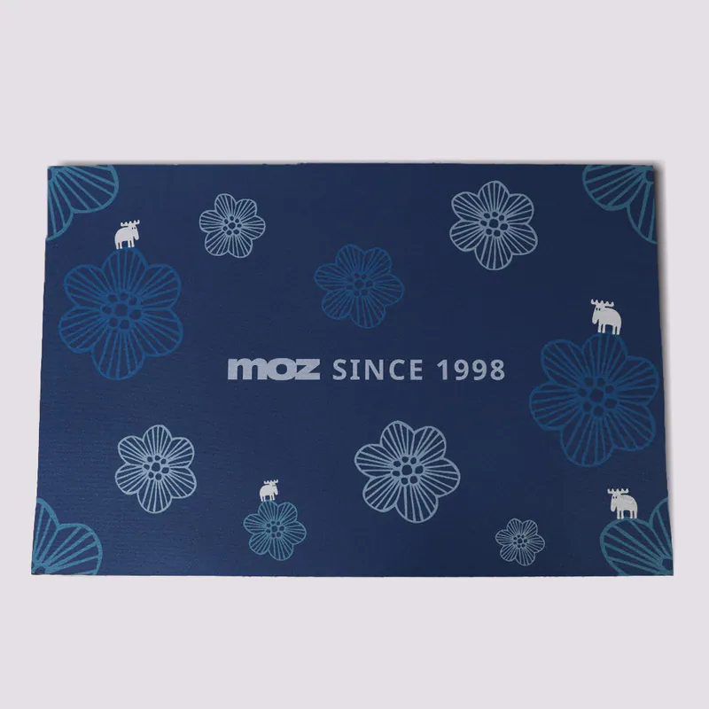 MOZ 速乾軟式硅藻防滑地墊 花鹿藍