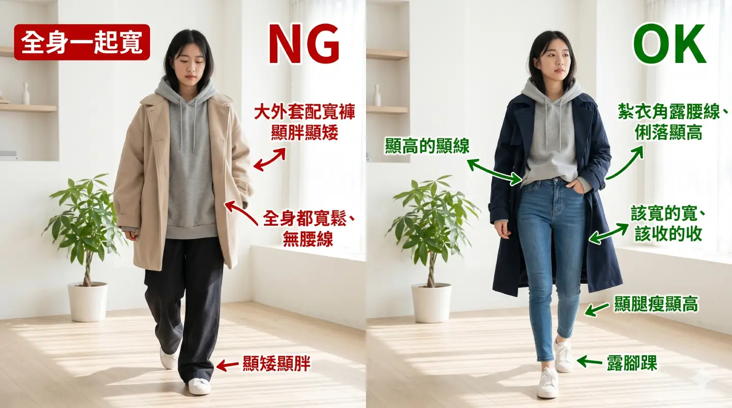 oversize 穿搭女生最常踩的地雷是什麼