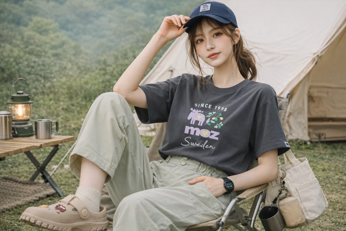 夏天露營穿搭女生推薦